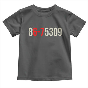 67 Six Seven Meme Toddler T Shirt Vintage 80s Music 8675309 Jenny TS14 Dark Heather Print Your Wear