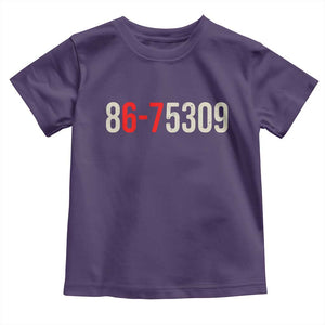 67 Six Seven Meme Toddler T Shirt Vintage 80s Music 8675309 Jenny TS14 Purple Print Your Wear