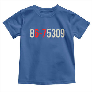67 Six Seven Meme Toddler T Shirt Vintage 80s Music 8675309 Jenny TS14 Royal Blue Print Your Wear