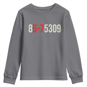 67 Six Seven Meme Youth Sweatshirt Vintage 80s Music 8675309 Jenny TS14 Charcoal Print Your Wear
