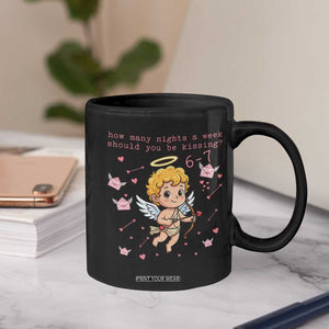67 Valentine Meme Coffee Mug Funny Six Seven Cupid Saying TS14 Print Your Wear