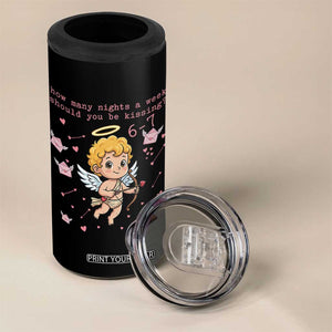 67 Valentine Meme 4 in 1 Can Cooler Tumbler Funny Six Seven Cupid Saying TS14 Print Your Wear