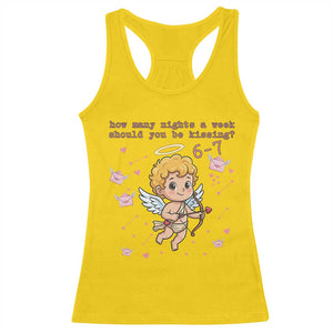 67 Valentine Meme Racerback Tank Top Funny Six Seven Cupid Saying TS14 Daisy Print Your Wear