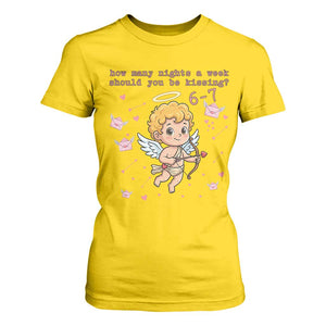 67 Valentine Meme T Shirt For Women Funny Six Seven Cupid Saying TS14 Daisy Print Your Wear