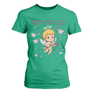 67 Valentine Meme T Shirt For Women Funny Six Seven Cupid Saying TS14 Irish Green Print Your Wear