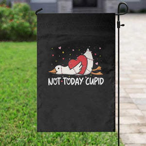 Silly Goose Valentine Garden Flag Not Today Cupid TS14 Print Your Wear