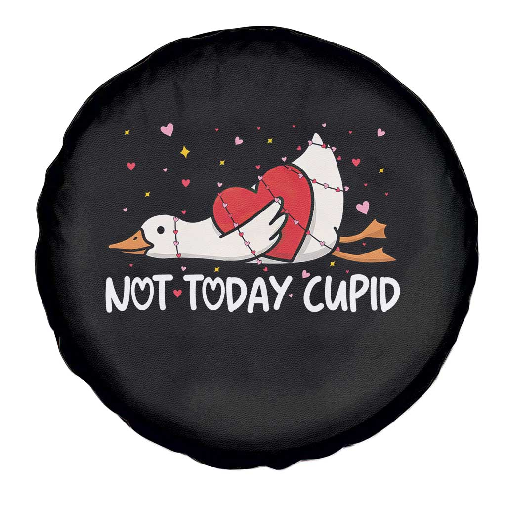 Silly Goose Valentine Spare Tire Cover Not Today Cupid TS14 Print Your Wear