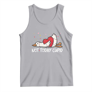 Silly Goose Valentine Tank Top Not Today Cupid TS14 Athletic Heather Print Your Wear
