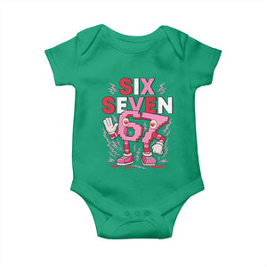67 Valentines Baby Onesie Funny Six Seven Brainrot Meme TS14 Irish Green Print Your Wear