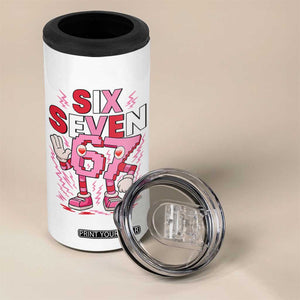 67 Valentines 4 in 1 Can Cooler Tumbler Funny Six Seven Brainrot Meme TS14 Print Your Wear
