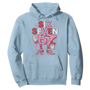 67 Valentines Hoodie Funny Six Seven Brainrot Meme TS14 Light Blue Print Your Wear