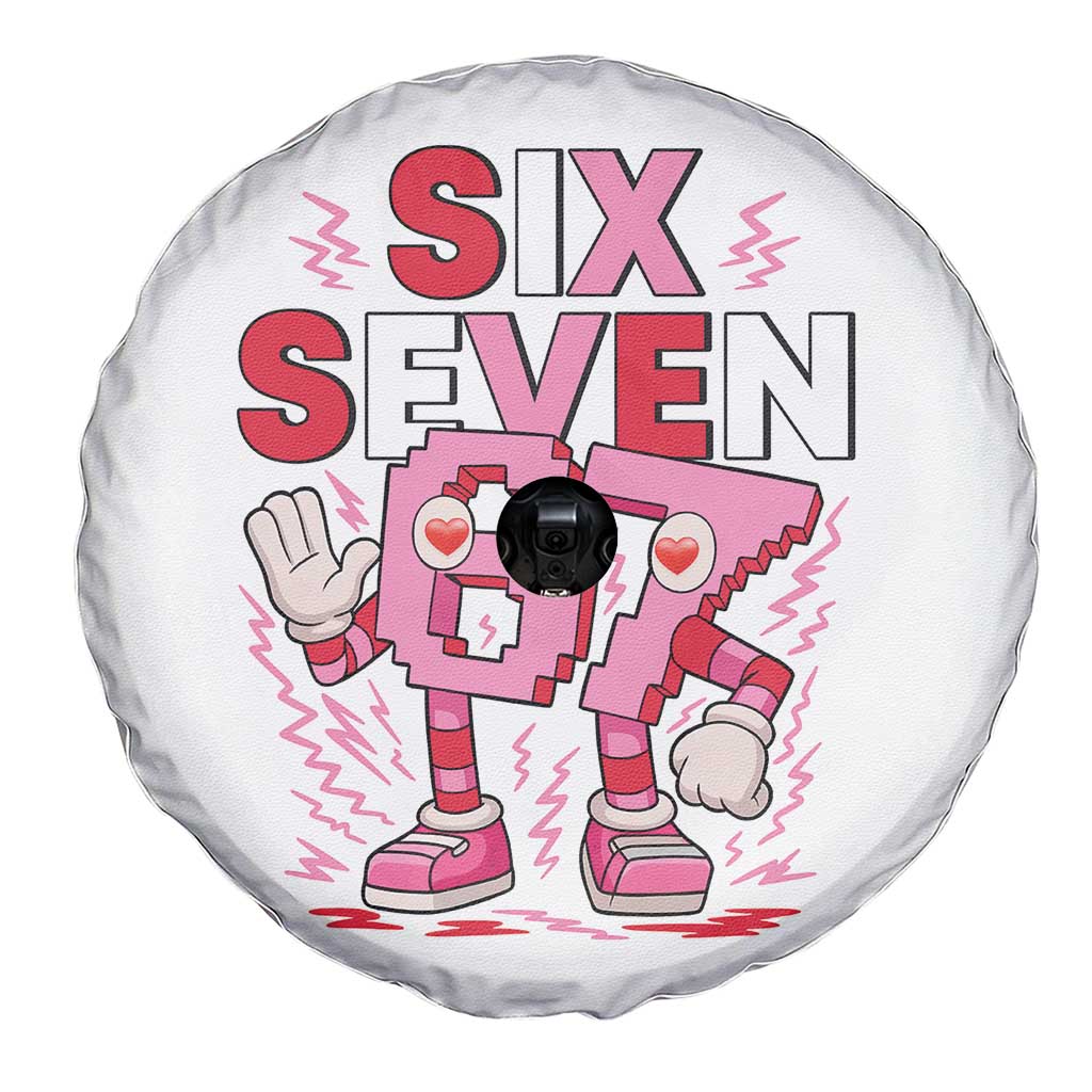 67 Valentines Spare Tire Cover Funny Six Seven Brainrot Meme TS14 Print Your Wear
