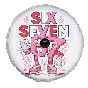 67 Valentines Spare Tire Cover Funny Six Seven Brainrot Meme TS14 Print Your Wear