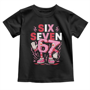 67 Valentines Toddler T Shirt Funny Six Seven Brainrot Meme TS14 Black Print Your Wear