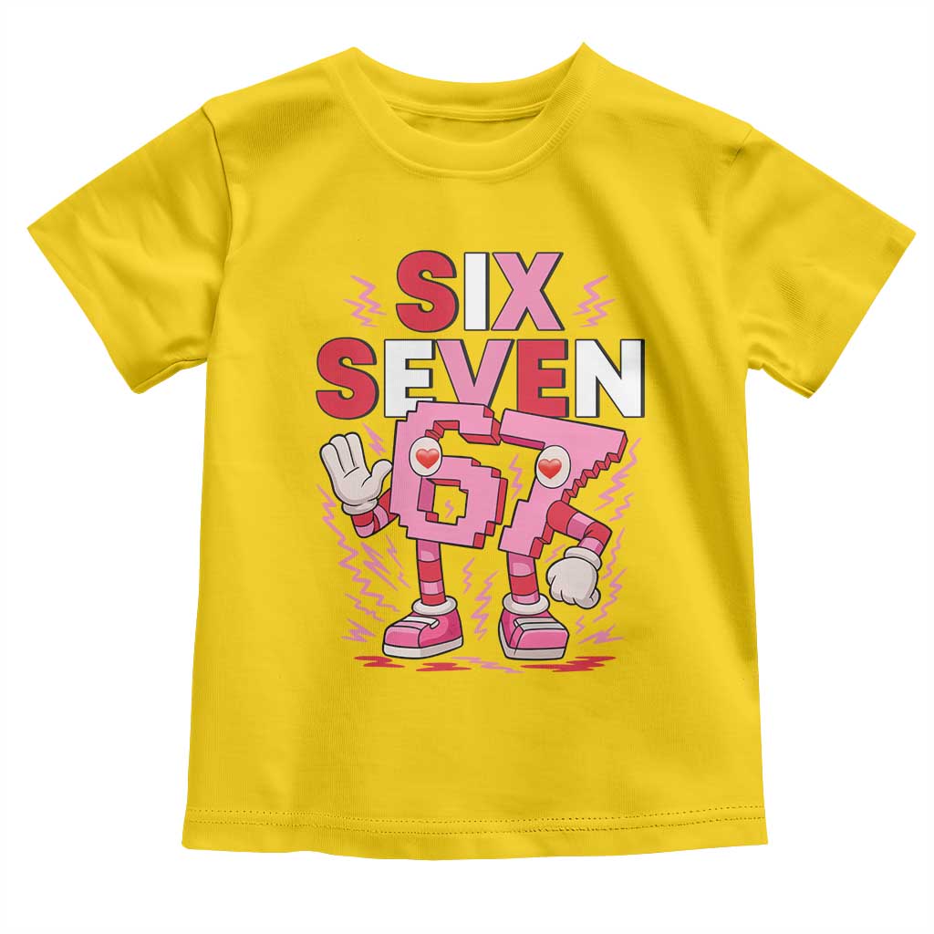 67 Valentines Toddler T Shirt Funny Six Seven Brainrot Meme TS14 Daisy Print Your Wear