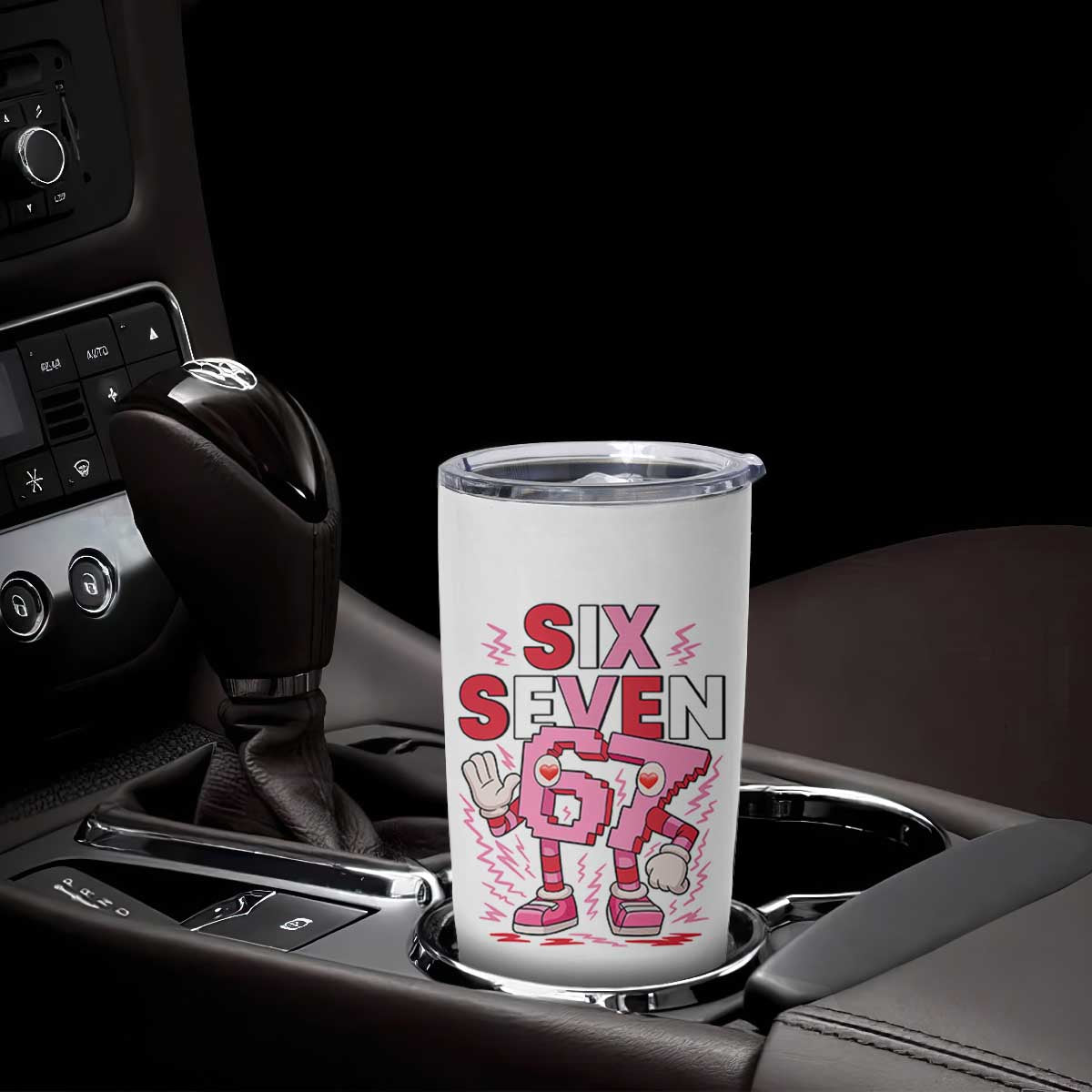 67 Valentines Tumbler Cup Funny Six Seven Brainrot Meme TS14 Print Your Wear