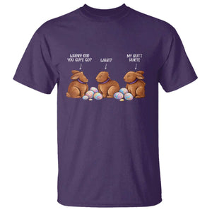 Funny Easter Bunny T Shirt Where Did You Guys Go Chocolate TS14 Purple Print Your Wear
