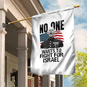 No One Wants To Fight For Israel Garden Flag Marine Veteran American Freedom TS14 Print Your Wear