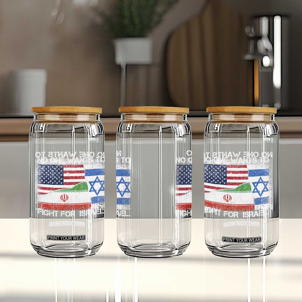 No One Wants To Fight For Israel Glass Can Marine Veteran Freedom Statement TS14 Print Your Wear