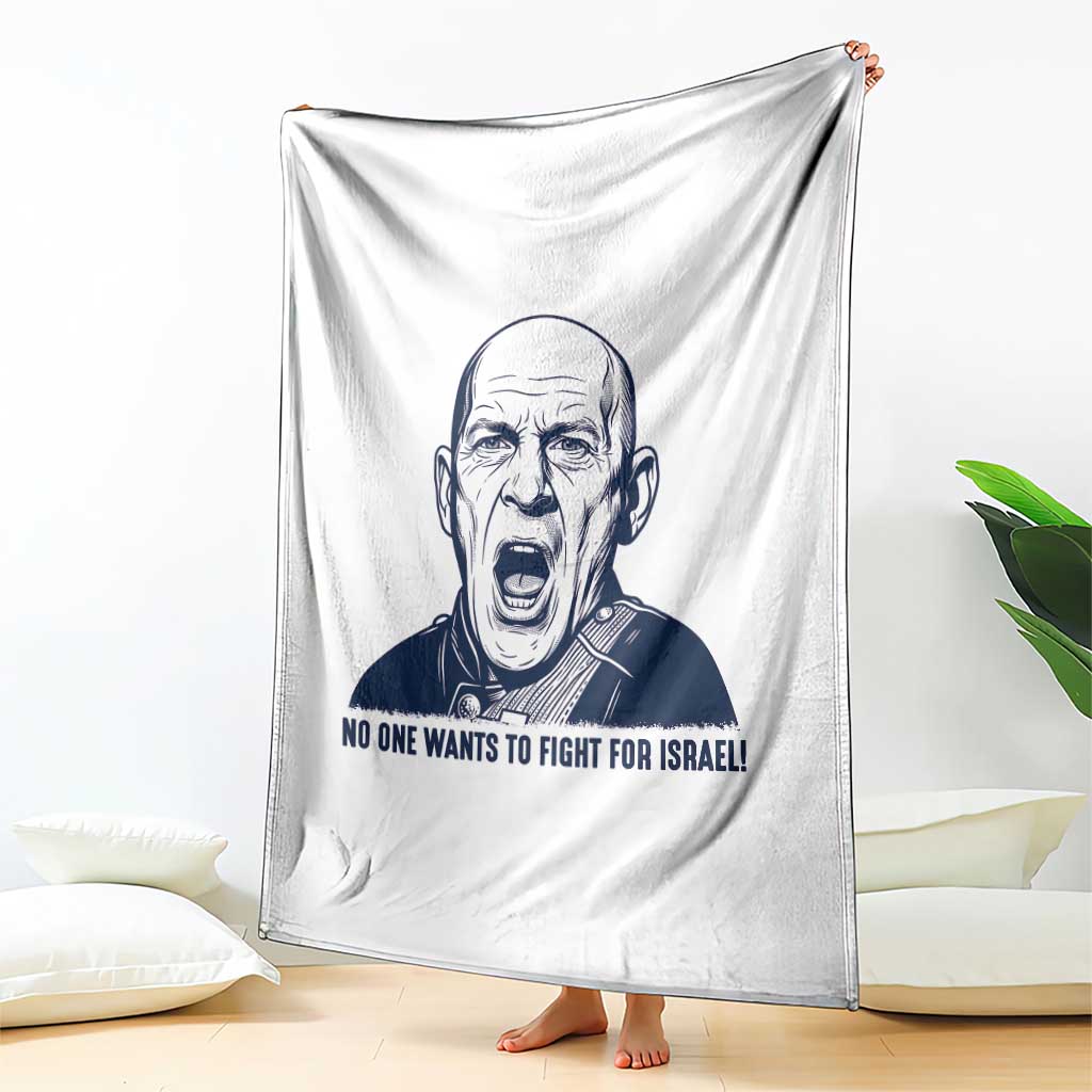 No One Wants To Fight For Israel Throw Blanket Marine Veteran America First Anti War TS14 Print Your Wear