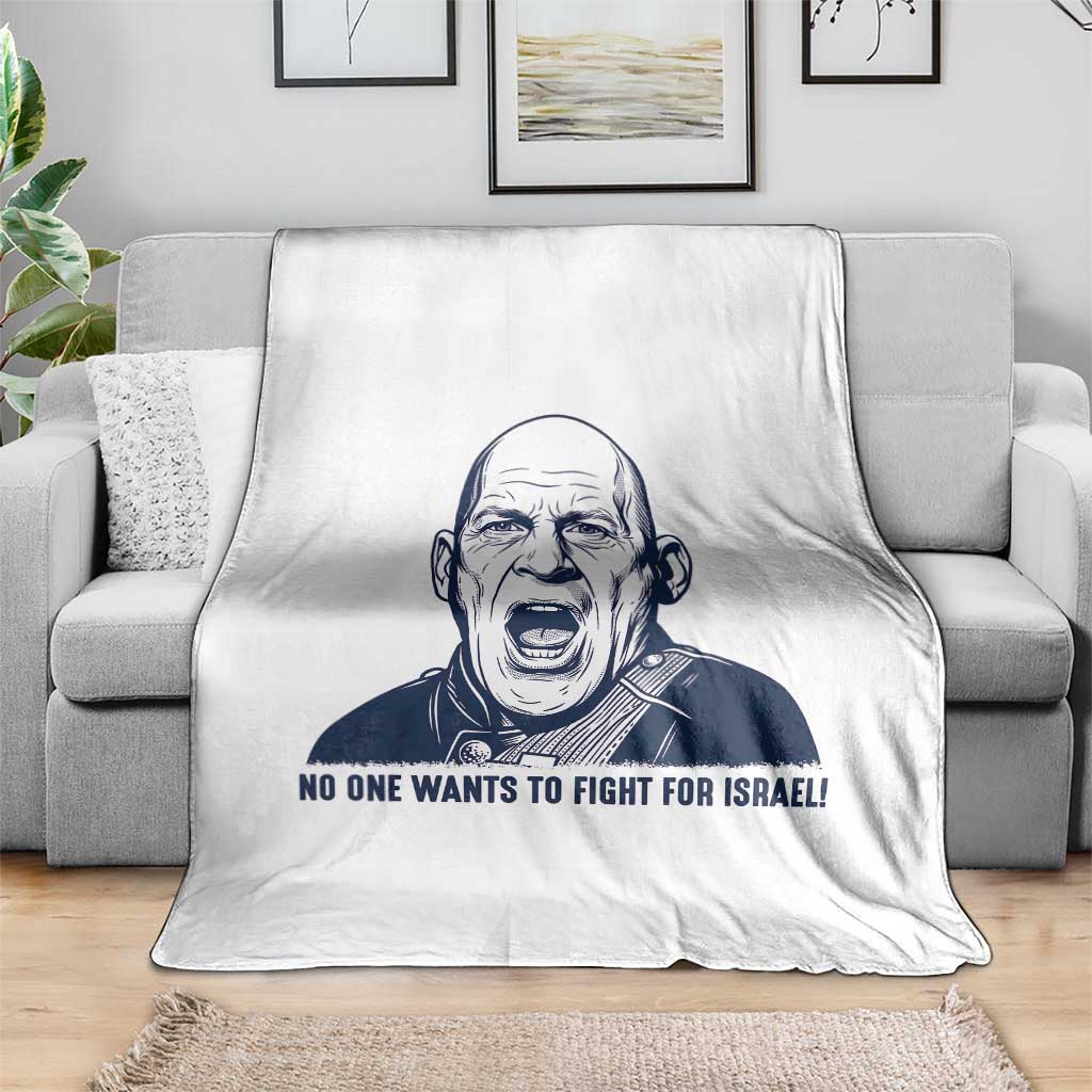 No One Wants To Fight For Israel Throw Blanket Marine Veteran America First Anti War TS14 Print Your Wear