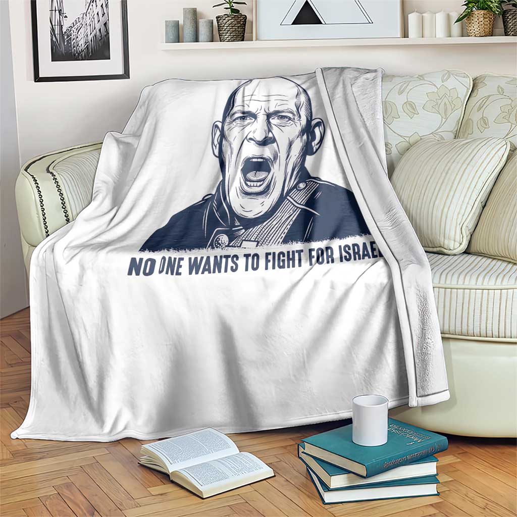 No One Wants To Fight For Israel Throw Blanket Marine Veteran America First Anti War TS14 Print Your Wear