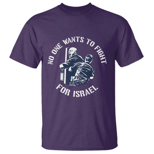 No One Wants To Fight For Israel T Shirt Marine Veteran Anti War America First Statement TS14 Purple Print Your Wear