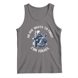 No One Wants To Fight For Israel Tank Top Marine Veteran Anti War America First Statement TS14 Deep Heather Print Your Wear