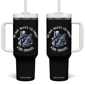 No One Wants To Fight For Israel Tumbler With Handle Marine Veteran Anti War America First Statement TS14 One Size: 40 oz Black Print Your Wear