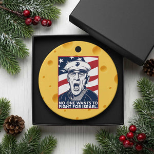 No One Wants To Fight For Israel Ceramic Ornament US Marine Veteran Anti War TS14 1pc Yellow Cheese Print Your Wear