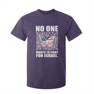 No One Wants To Fight For Israel T Shirt For Kid America First Anti War TS14 Purple Print Your Wear