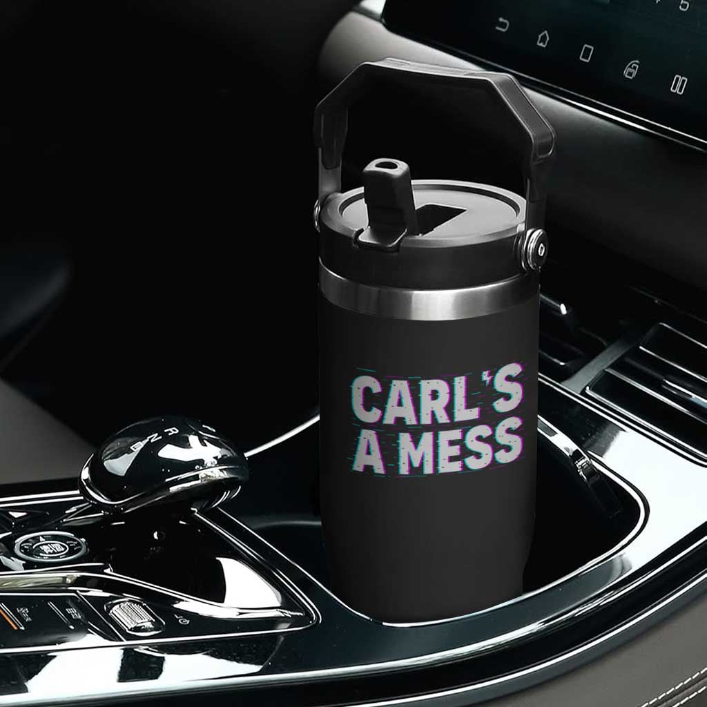 Carl's a Mess Flip Straw Tumbler Funny Reality TV TS14 Print Your Wear