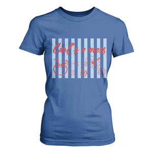 Carl's a Mess T Shirt For Women Viral Sarcastic Reality TV TS14 Royal Blue Print Your Wear