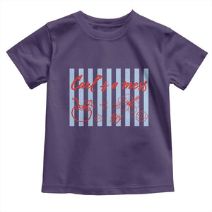 Carl's a Mess Toddler T Shirt Viral Sarcastic Reality TV TS14 Purple Print Your Wear