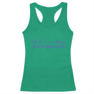 Summer Should be Fun Racerback Tank Top Funny Reality TV Carl's a Mess Meme TS14 Irish Green Print Your Wear