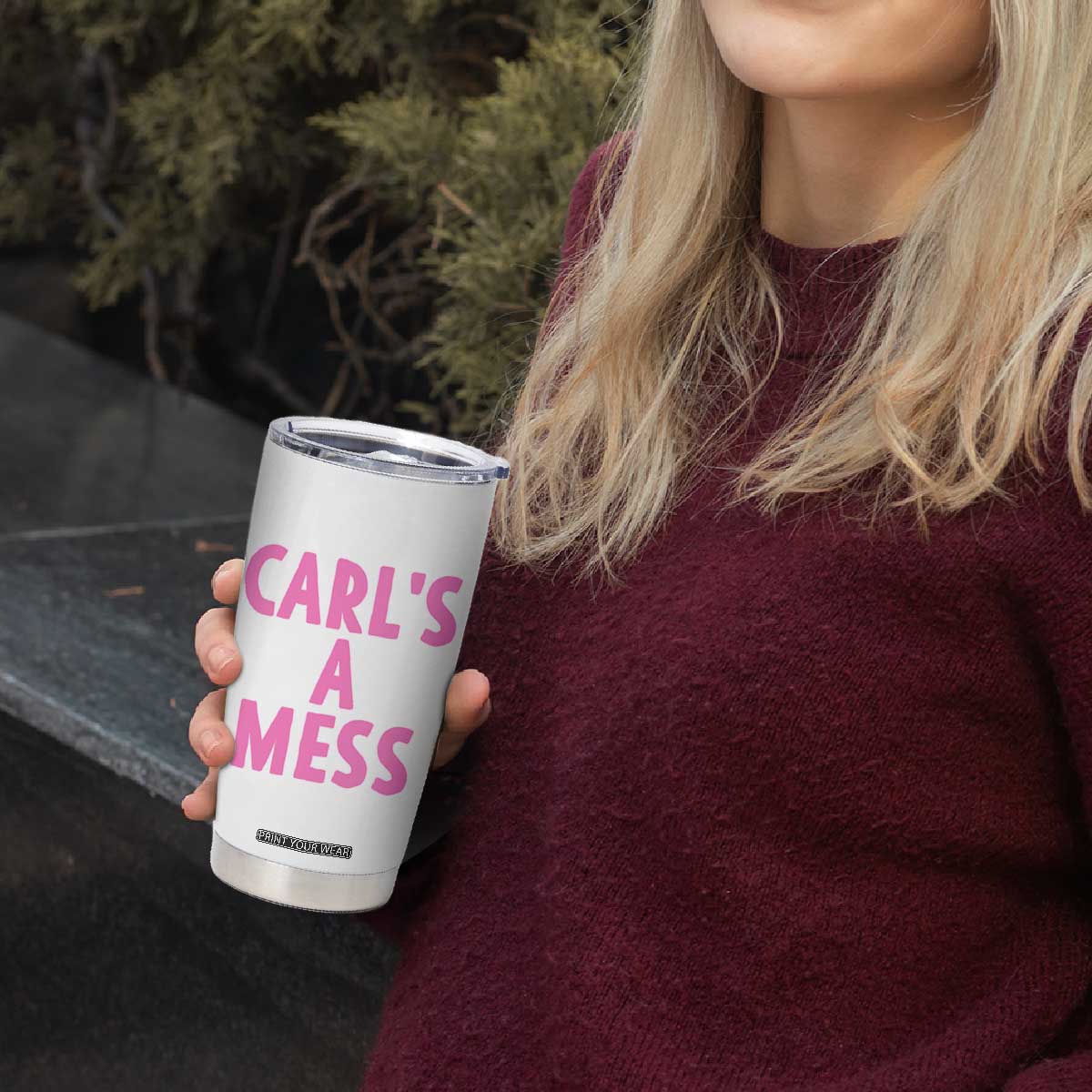 Carl's a Mess Tumbler Cup Viral Reality TV Quote Meme TS14 Print Your Wear