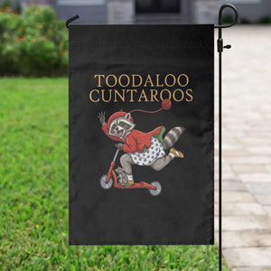 Toodaloo Cuntaroos Garden Flag Funny Sarcastic Raccoon Inappropriate Meme TS14 Print Your Wear