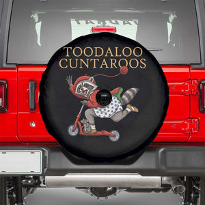 Toodaloo Cuntaroos Spare Tire Cover Funny Sarcastic Raccoon Inappropriate Meme TS14 Black Print Your Wear