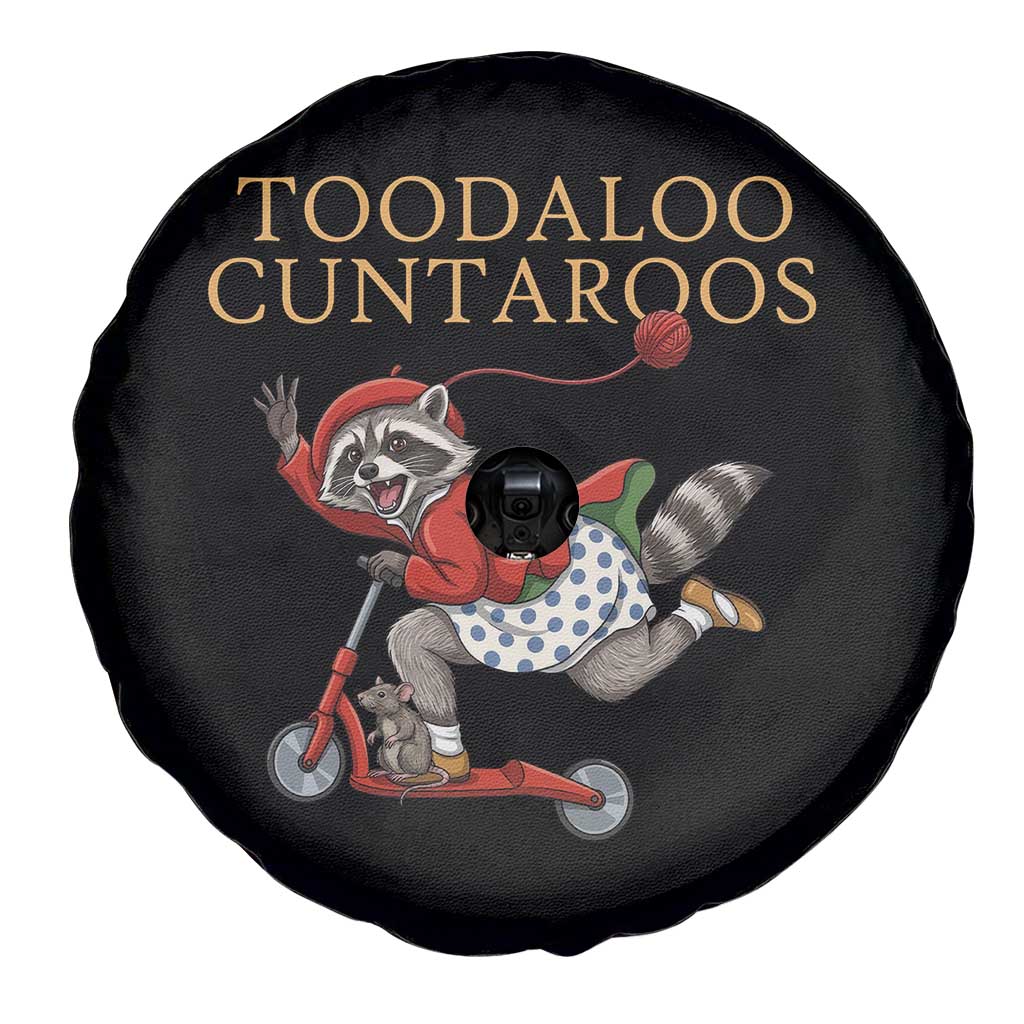 Toodaloo Cuntaroos Spare Tire Cover Funny Sarcastic Raccoon Inappropriate Meme TS14 Print Your Wear