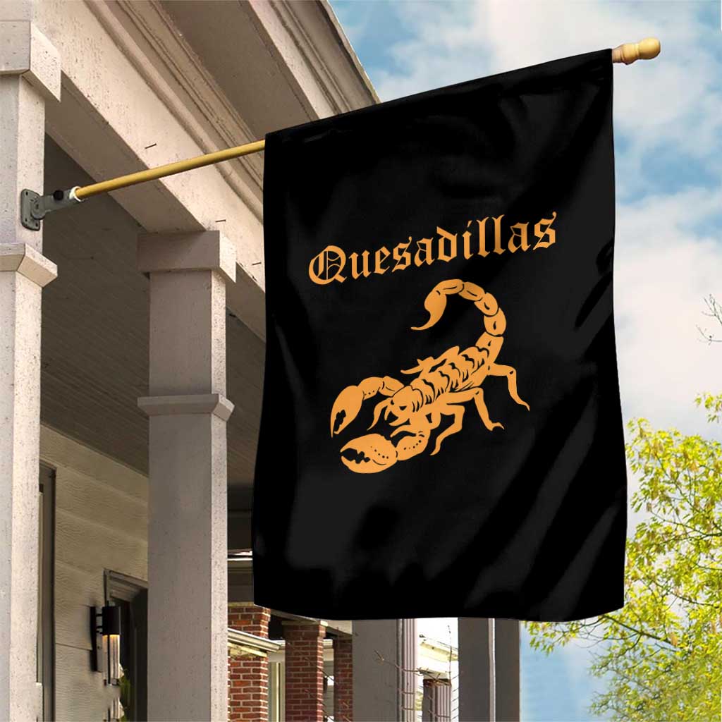 Quesadillas Scorpion Garden Flag Burnt Orange Southwestern TS14 Print Your Wear