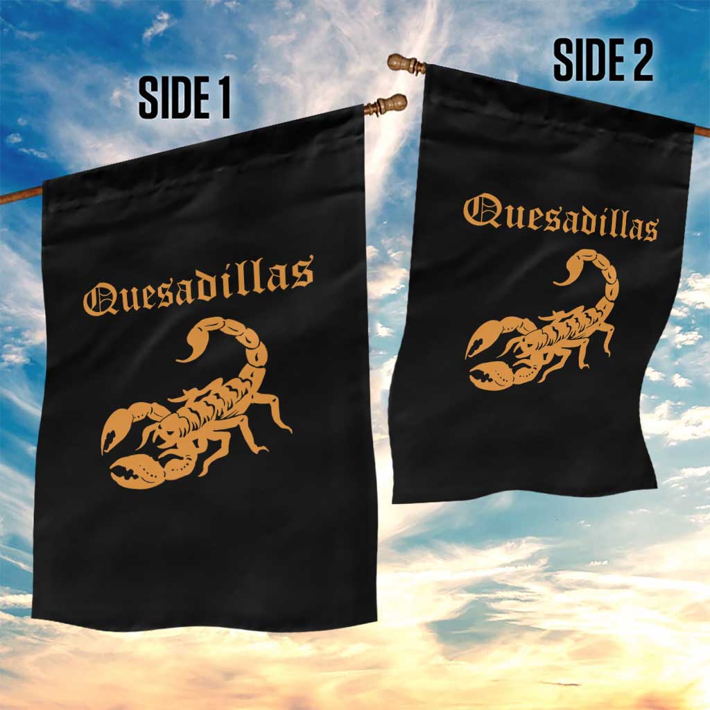 Quesadillas Scorpion Garden Flag Burnt Orange Southwestern TS14 Print Your Wear