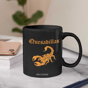 Quesadillas Scorpion Coffee Mug Burnt Orange Southwestern TS14 Print Your Wear