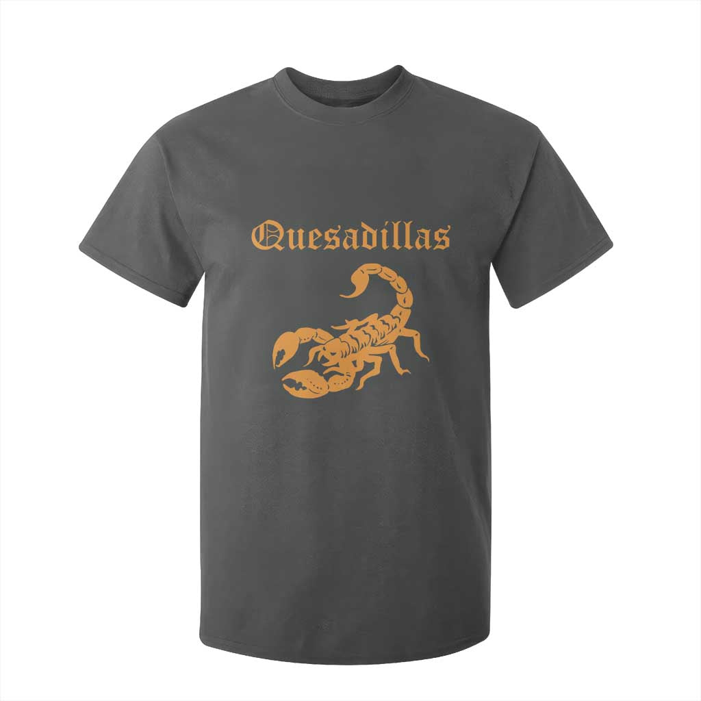 Quesadillas Scorpion T Shirt For Kid Burnt Orange Southwestern TS14 Dark Heather Print Your Wear