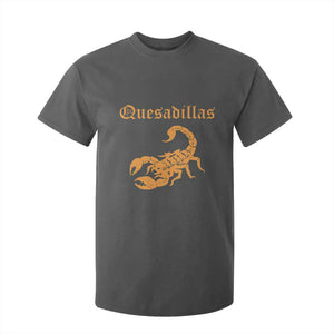 Quesadillas Scorpion T Shirt For Kid Burnt Orange Southwestern TS14 Dark Heather Print Your Wear