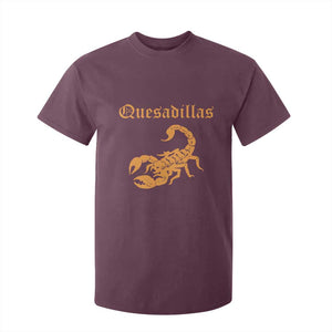 Quesadillas Scorpion T Shirt For Kid Burnt Orange Southwestern TS14 Maroon Print Your Wear
