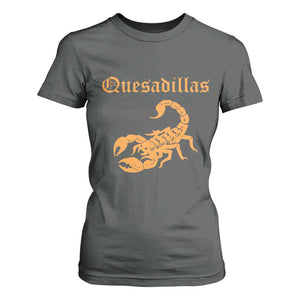 Quesadillas Scorpion T Shirt For Women Burnt Orange Southwestern TS14 Dark Heather Print Your Wear