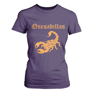 Quesadillas Scorpion T Shirt For Women Burnt Orange Southwestern TS14 Purple Print Your Wear