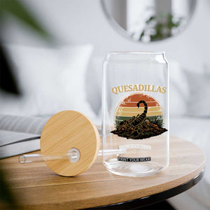 Quesadillas Scorpion Glass Can Southwestern Desert Food TS14 Print Your Wear