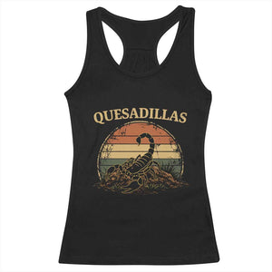 Quesadillas Scorpion Racerback Tank Top Southwestern Desert Food TS14 Black Print Your Wear