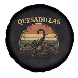 Quesadillas Scorpion Spare Tire Cover Southwestern Desert Food TS14 Print Your Wear